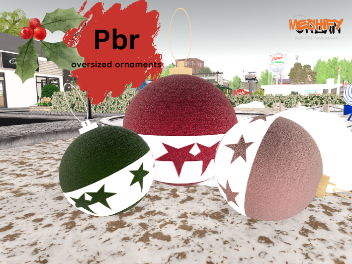 PBR Oversize Ornaments Decor - Rez