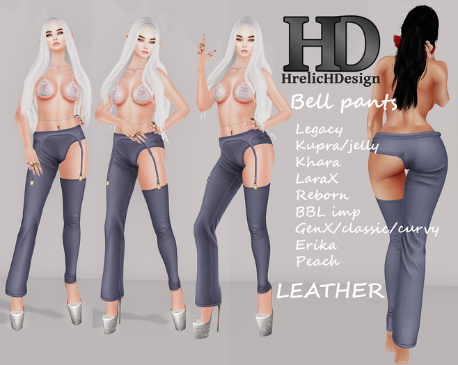 Bell pants LEATHER  // HD-LEGACY -KUPRA-LARAX-REBORN-GENX-BBLIMP-ERIKA-PEACH