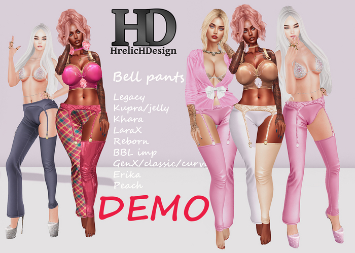 HrelicH Bell pants DEMO-LEGACY -KUPRA-LARAX-REBORN-GENX-BBLIMP-ERIKA-PEACH