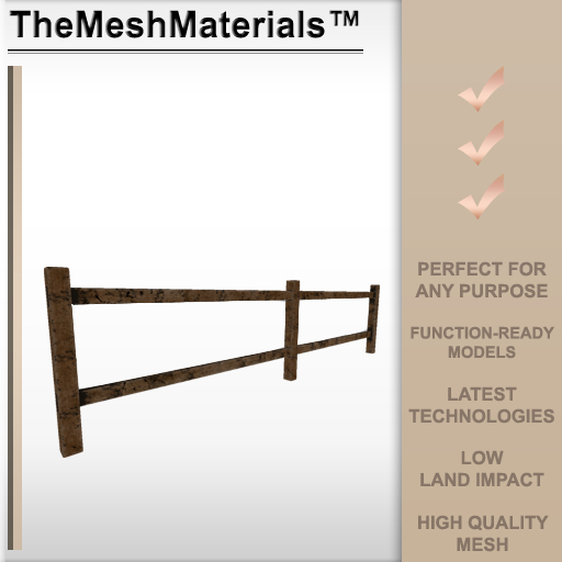 The Mesh Materials - Wooden Fence 2