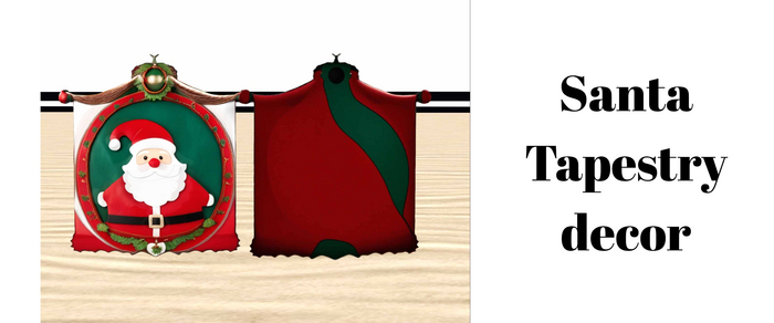 {MB} Santa Tapestry decor