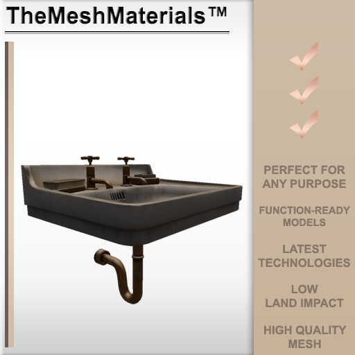 The Mesh Materials - Urban Decor Old Sink