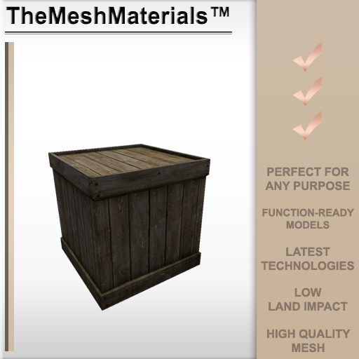 The Mesh Materials - Urban Decor Wooden Box