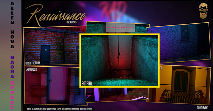 [Box] Sotano - Renaissance Backdrops - The Bearded Guy - SALE !