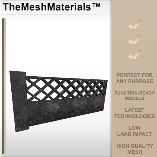The Mesh Materials - Concrete Wall Fence 5