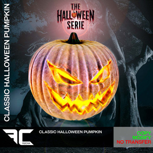 FLECHA Classic Halloween Pumpkin