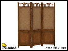 Meshuga Antique Bedroom Room Divider FULL PERM MESH