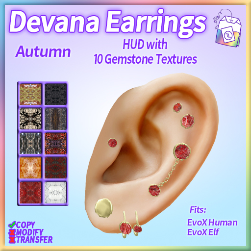 ~TL~ Devana Earrings Autumn Set