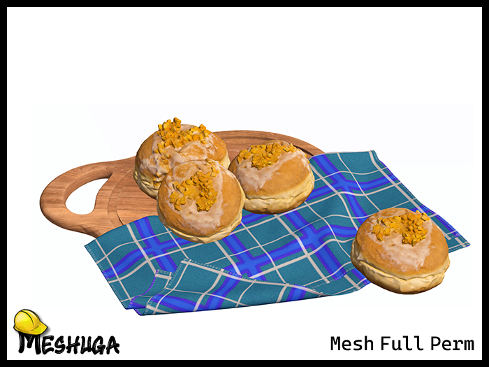 Meshuga Hanukkah Sufganiyot 2  FULL PERM MESH 