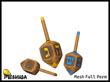 Meshuga Hannukah Dreidels FULL PERM MESH