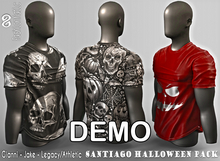 Demo Halloween Top Santiago Fatpack - Signature Gianni, Belleza Jake, Legacy, Athletic - FashionNatic