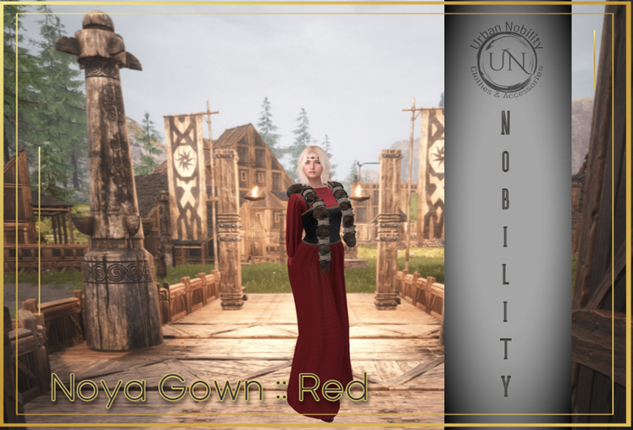 **UN** Noya Gown:: Red