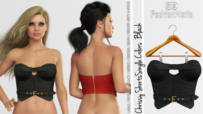 Top Chrissy Black - LaraX, PetiteX, Legacy, Nerido, Reborn, Waifu, Juicy, Rolls - FashioNatic