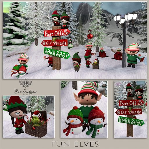 03 Bee Designs Fun Elves
