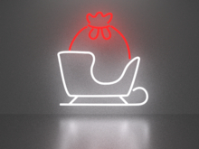New Year's gifts neon sign Full Permission