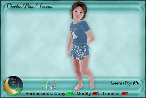 !:*:. M&B .:*:.! Charlee Blue Tweens 
