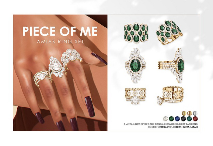 [POM] Amias Ring Set