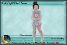 !:*:. M&B .:*:.! Cali Light Blue Tweens