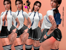 [Burguesinha]-  SCHOOL GIRL -StripMe-Outfit-(Black)