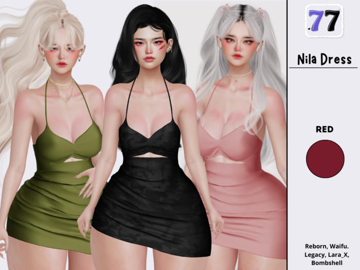 77Store - Nila Dress - Red