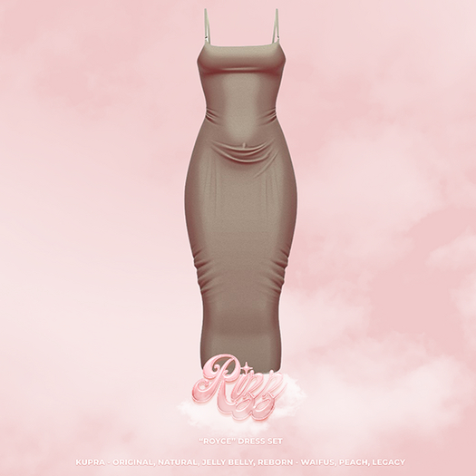 "RIZZ" X "ROYCE" DRESS - CHAMPAGNE