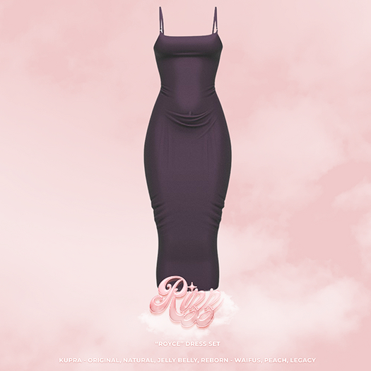"RIZZ" X "ROYCE" DRESS - BERRY