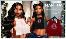 MANTRA :: NAMASTE TOP RED