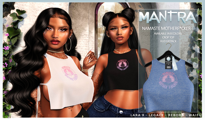 MANTRA :: NAMASTE TOP SKY