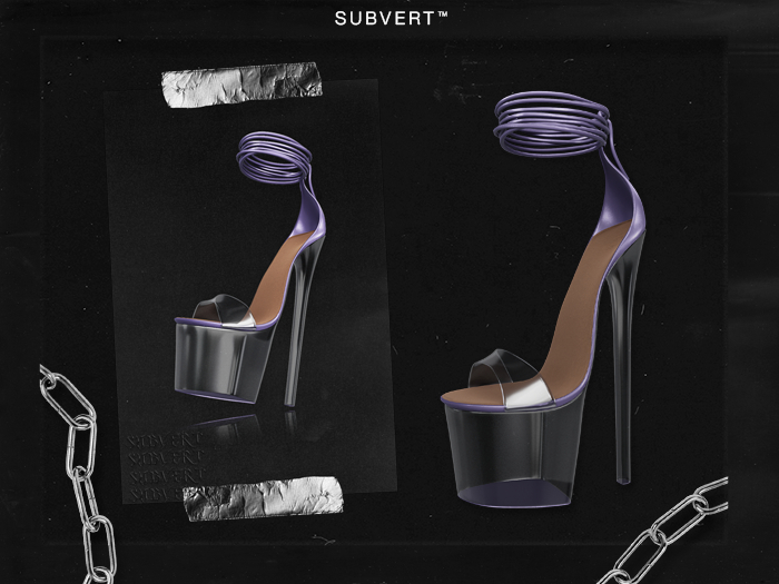 + sv. / rena's platforms / lavendar 