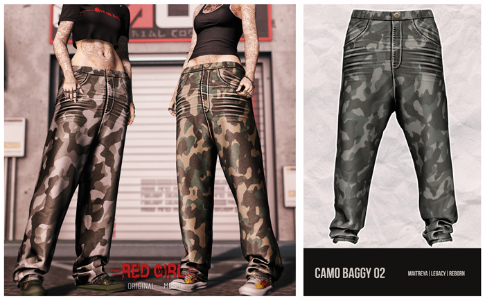 [RED GIRL] Camo Baggy 02 - [addme]