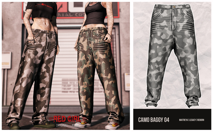[RED GIRL] Camo Baggy 04 - [addme]