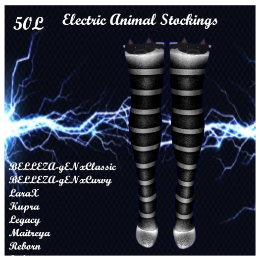 Electric Animal Stockings Batty  Add me to Unpack