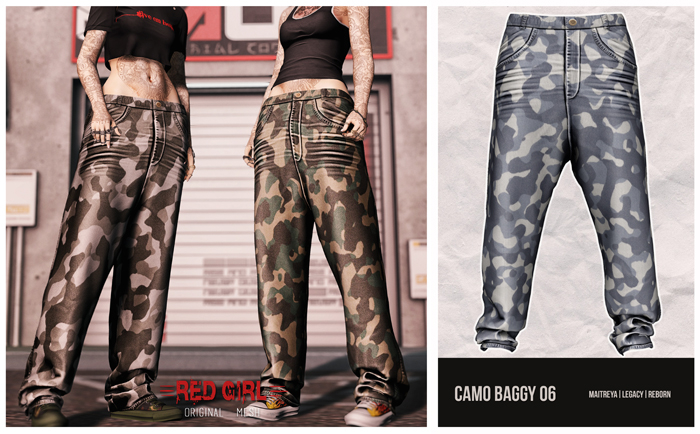 [RED GIRL] Camo Baggy 06 - [addme]