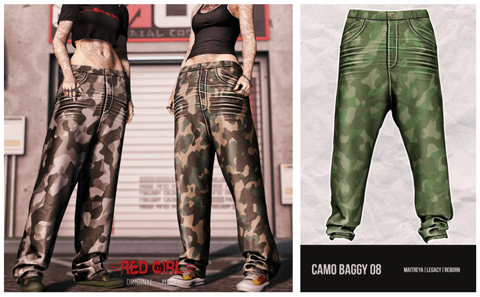[RED GIRL] Camo Baggy 08 - [addme]