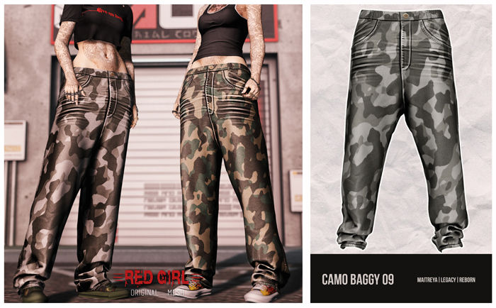 [RED GIRL] Camo Baggy 09 - [addme]