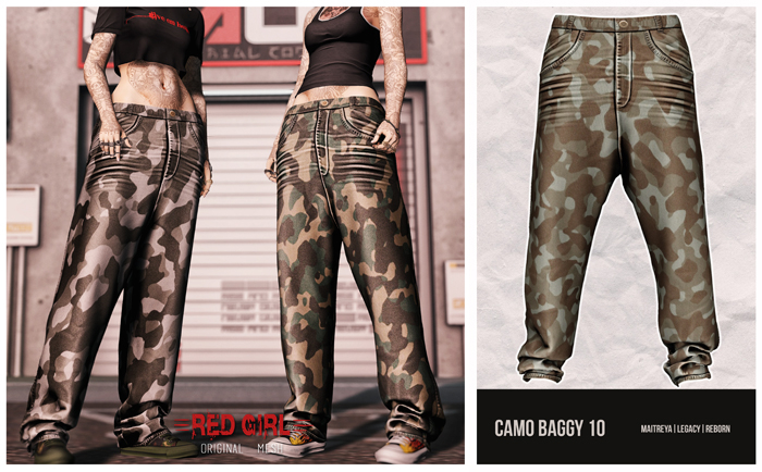 [RED GIRL] Camo Baggy 10 - [addme]