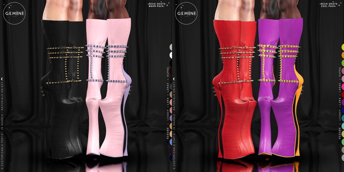 Gemini -Recki Boots- 2PACK (Add me)