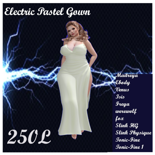 Electric Pastel Gown Yelllow Add me to Unpack