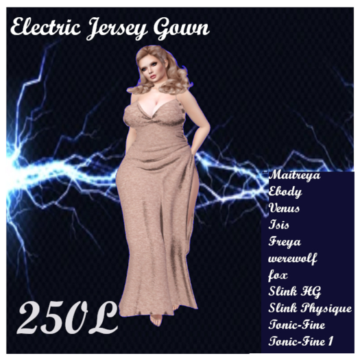 Electric Jersey   Gown Salmon    Add me to Unpack
