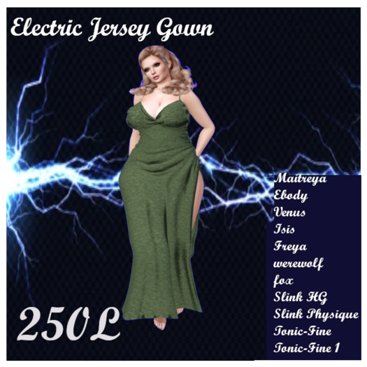 Electric Jersey   Gown Green   Add me to Unpack