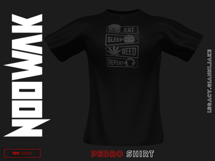 [ NOOWAK ] PEDRO SHIRT - BLACK