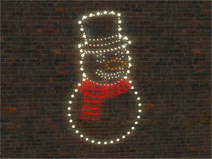 Snowman Christmas Deco with Enviromental Sounds
