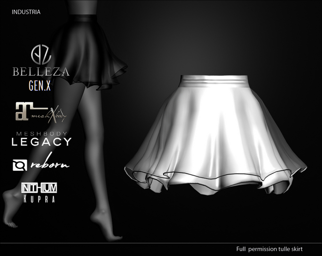 INDUSTRIA: Tulle Skirt FP