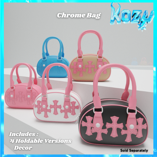 <Kozy> Chrome Bag Black