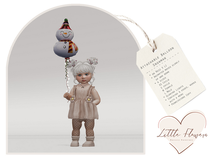Balloon Snowman|Christmas