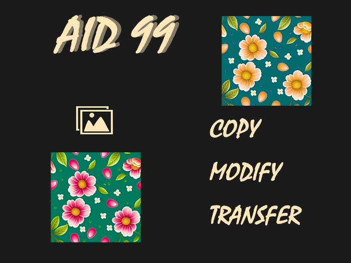 AID99: 2 Full-Perm Seamless Flower Textures