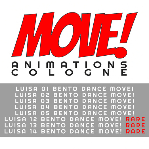 5. Luisa 12 Bento Dance MOVE! RARE