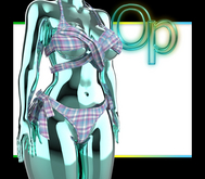 LARAX Dejavu Bikini Blue Plaid