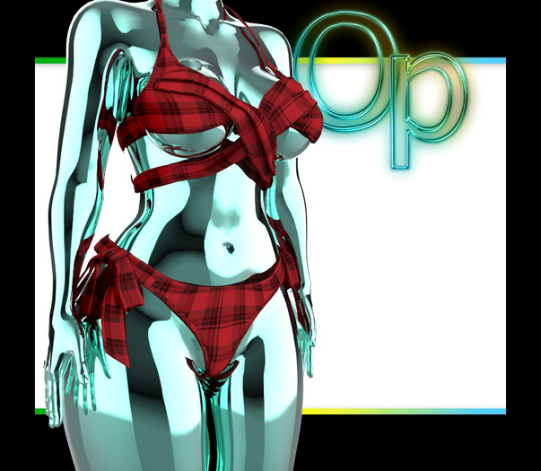 LEGACY Dejavu Bikini Red Plaid