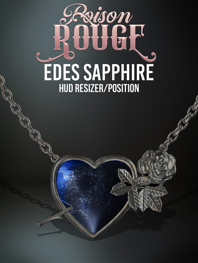 POISON ROUGE Edes Necklace Sapphire